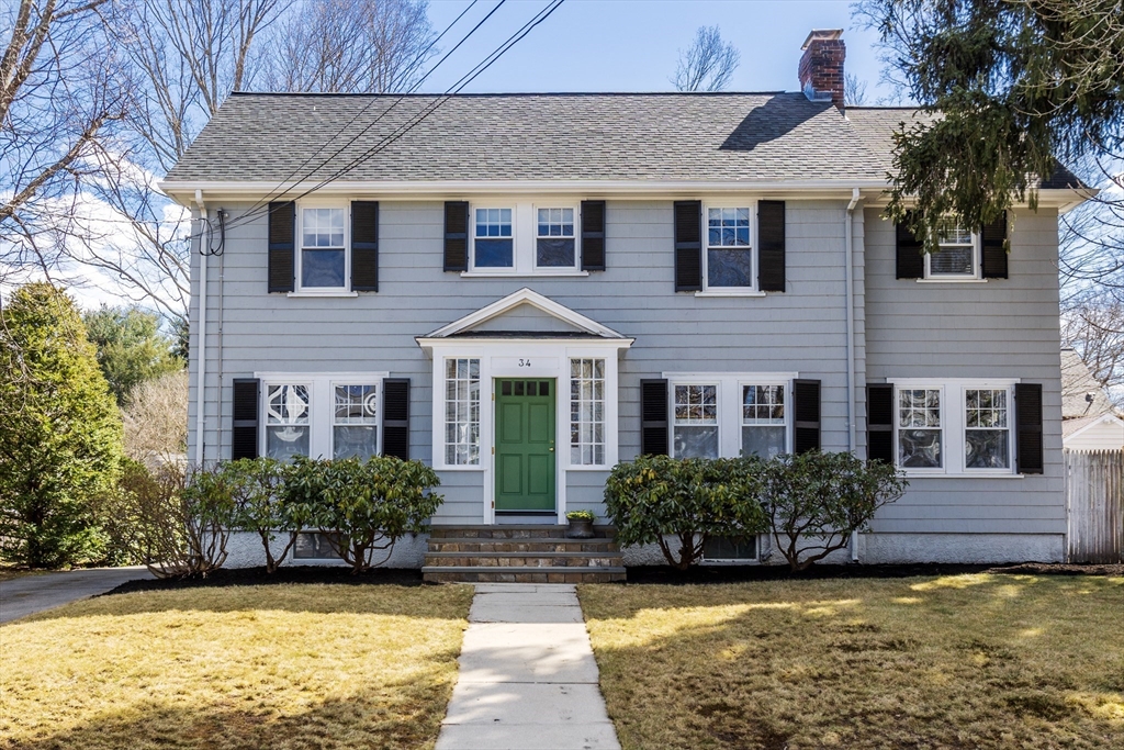 34 Halcyon Road Newton, MA 02459 - Photo 1 of 1 a view of a house with swimming pool