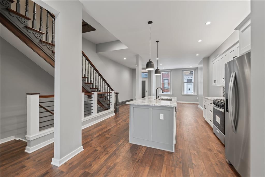 111 Hemlock Street Pittsburgh, PA 15212 - Photo 14 of 50 A chef's dream! Open and airy and you can whip culinary creations while your friends and family relax in the dining room or living room. Open concept living at it's best!