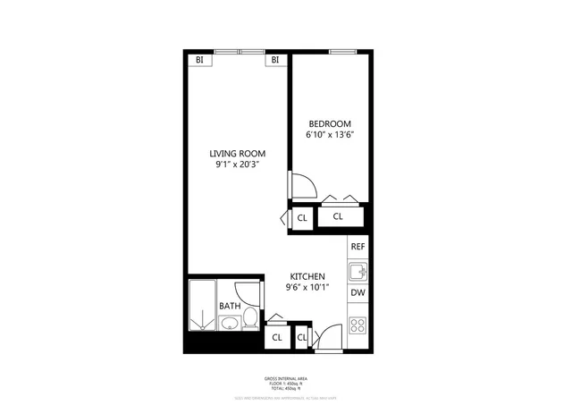 $475,000 | 359 West 30th Street, Unit 2B | Chelsea