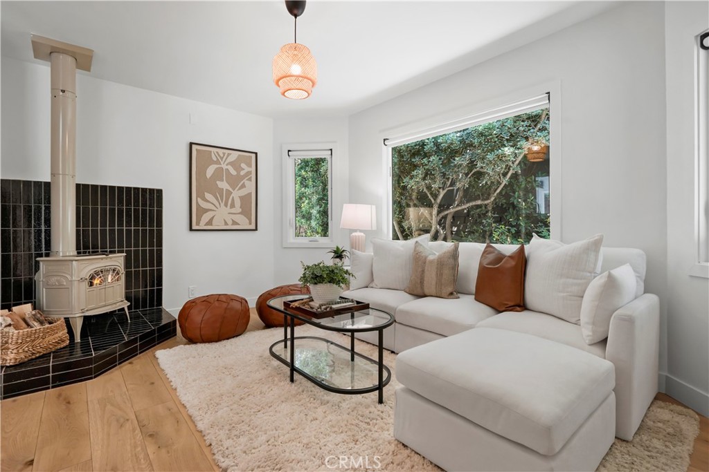 3758 Alzada Road Altadena, CA 91001 - Photo 21 of 59 Den/office area with a functional Intrepid II wood-burning stove/griddle