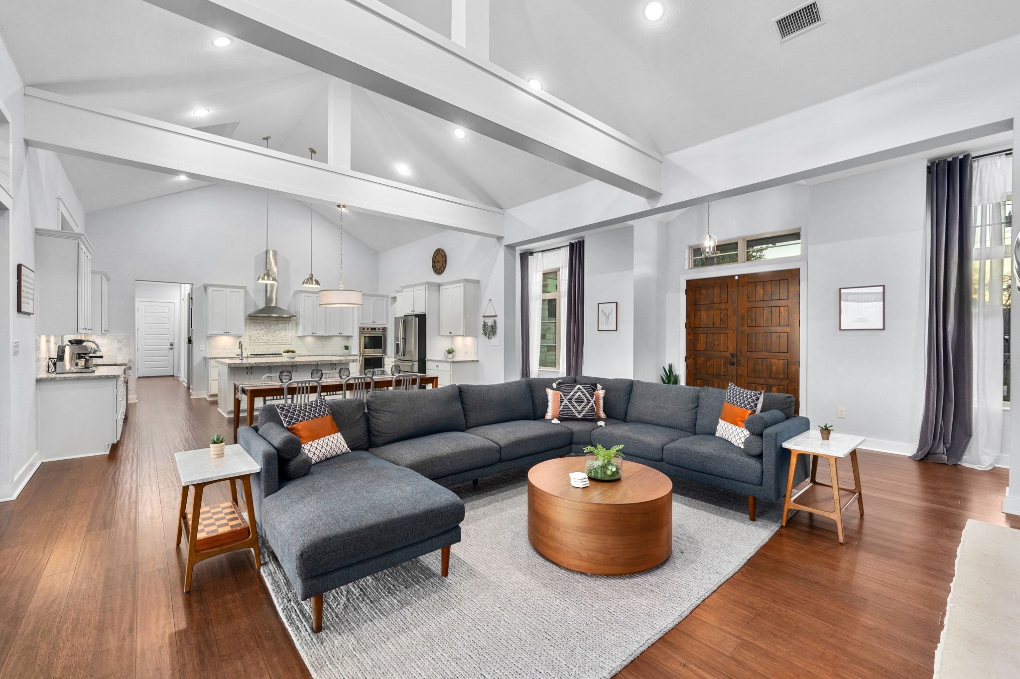 1821 Overland Stage Road Dripping Springs, TX 78620 - Photo 18 of 39 a living room with furniture and wooden floor