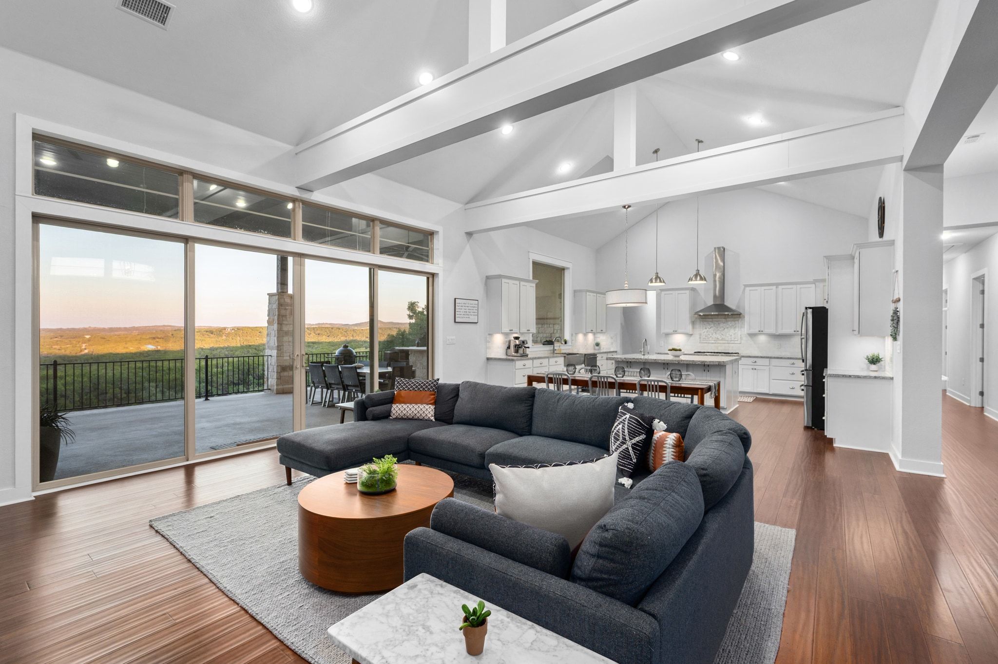 1821 Overland Stage Road Dripping Springs, TX 78620 - Photo 3 of 39 a living room with furniture and a large window