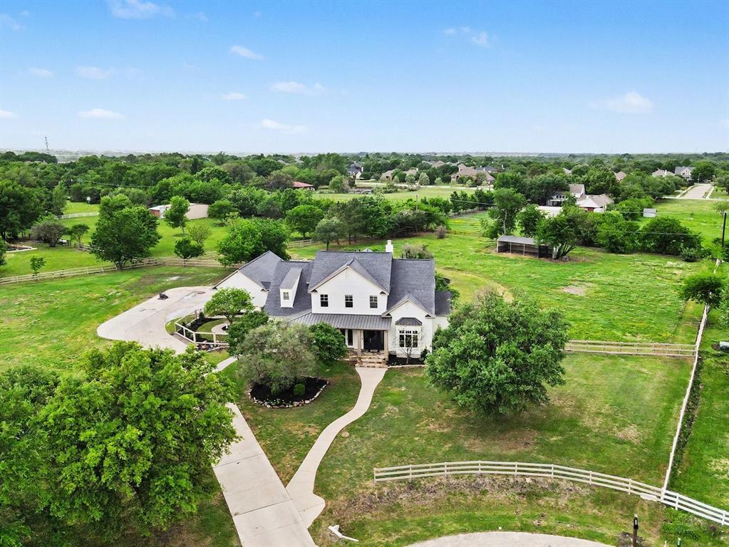 3923 Ranch Estates Circle Plano, TX 75074 - Photo 31 of 32 an aerial view of a house with a garden