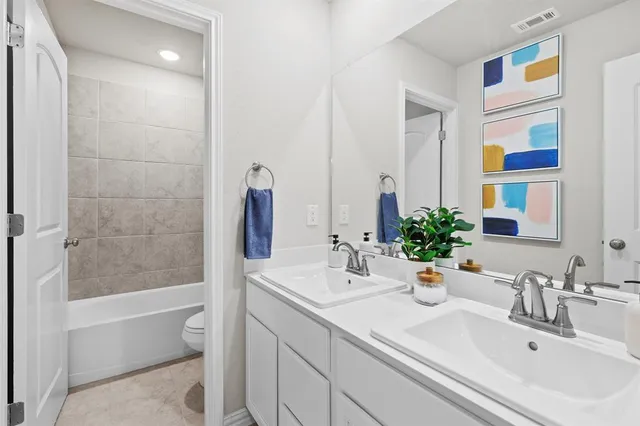a bathroom with a sink and a bathtub