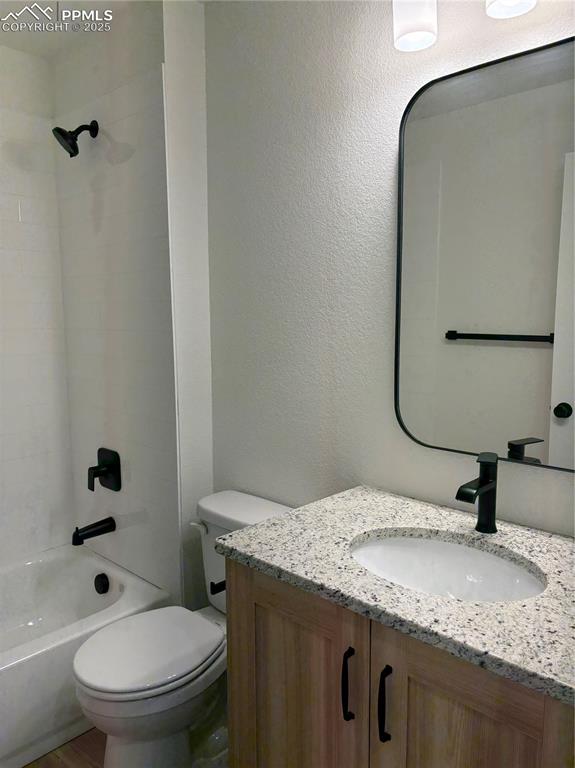 834 Keystone Loop Canon City, CO 81212 - Photo 5 of 22 a bathroom with a granite countertop sink toilet and shower