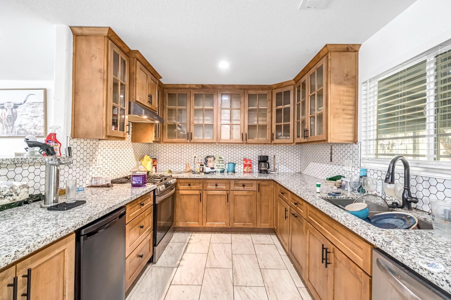 34045 George Smith Road Squaw Valley, CA 93675 - Photo 13 of 37 a kitchen with stainless steel appliances granite countertop a sink stove and cabinets