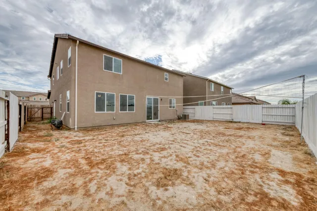a backyard of a house