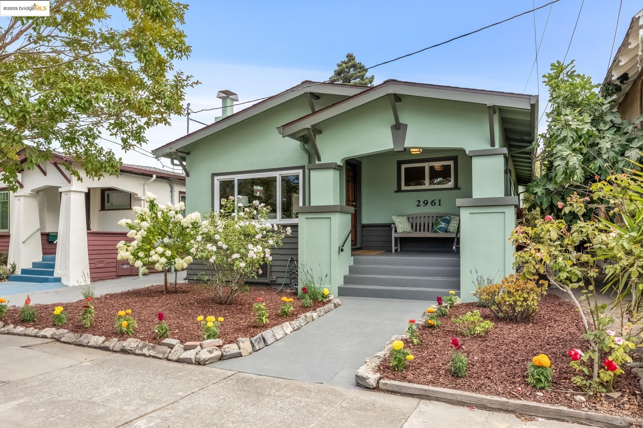 2961 California Street Berkeley, CA 94703 - Photo 1 of 1 a front view of a house with a yard