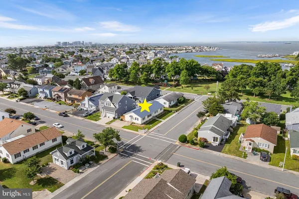 an aerial view of a city with lots of residential buildings