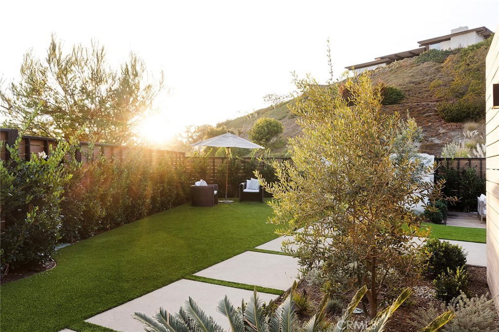 32602 Crete Road Dana Point, CA 92629 - Photo 32 of 41 Privacy , security gated yard with custom landscaping and lighting