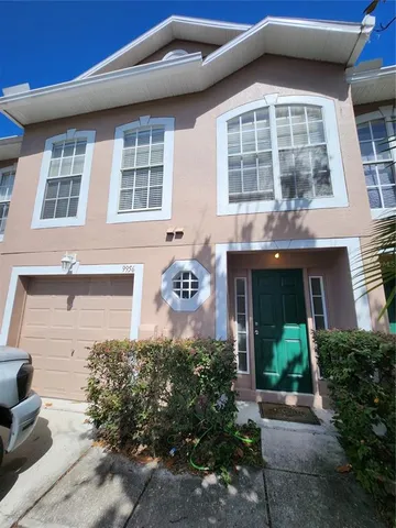 a front view of a building