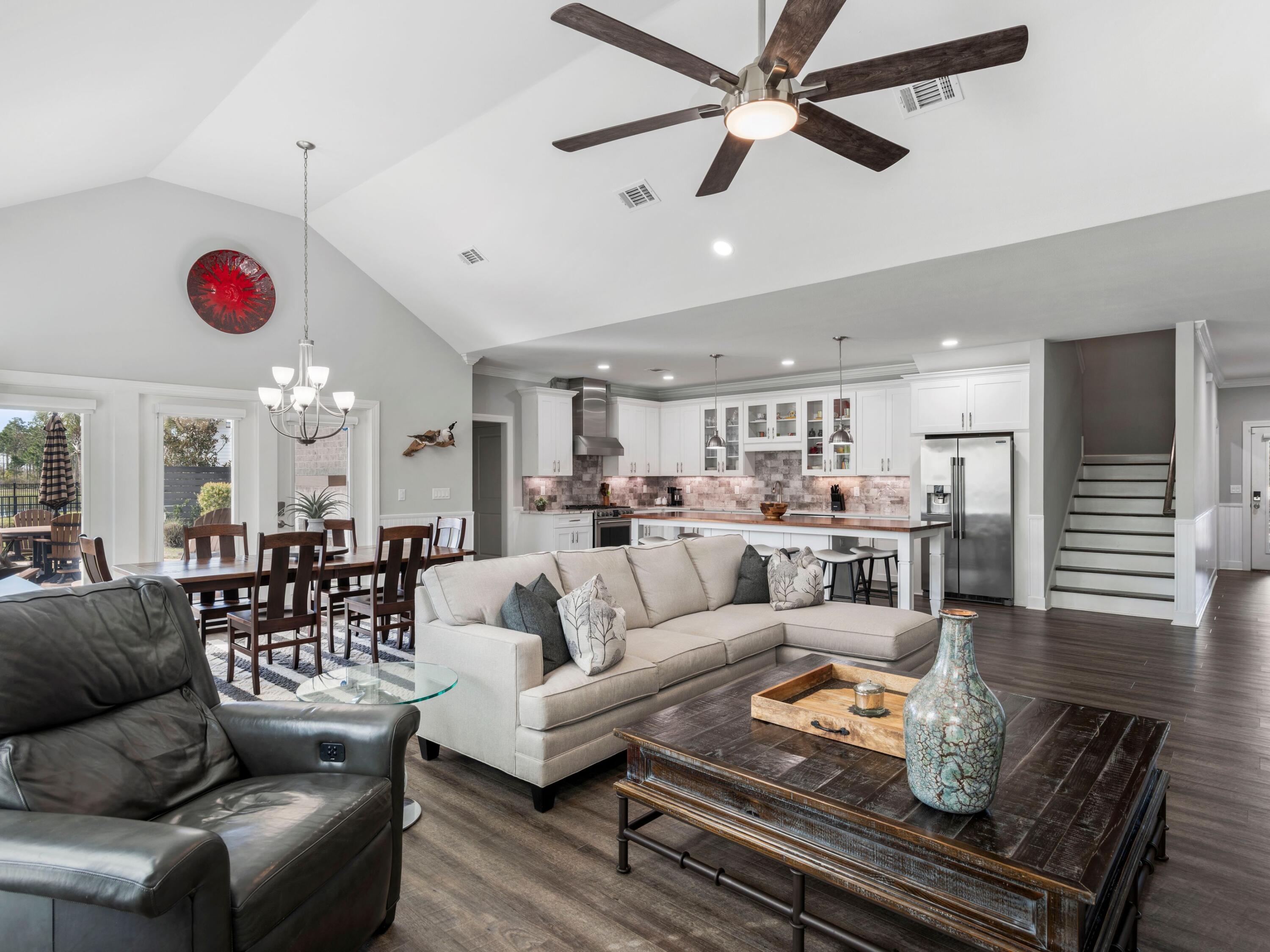 179 Lake Park Cove Santa Rosa Beach, FL 32459 - Photo 22 of 69 Vaulted ceilings in the living area