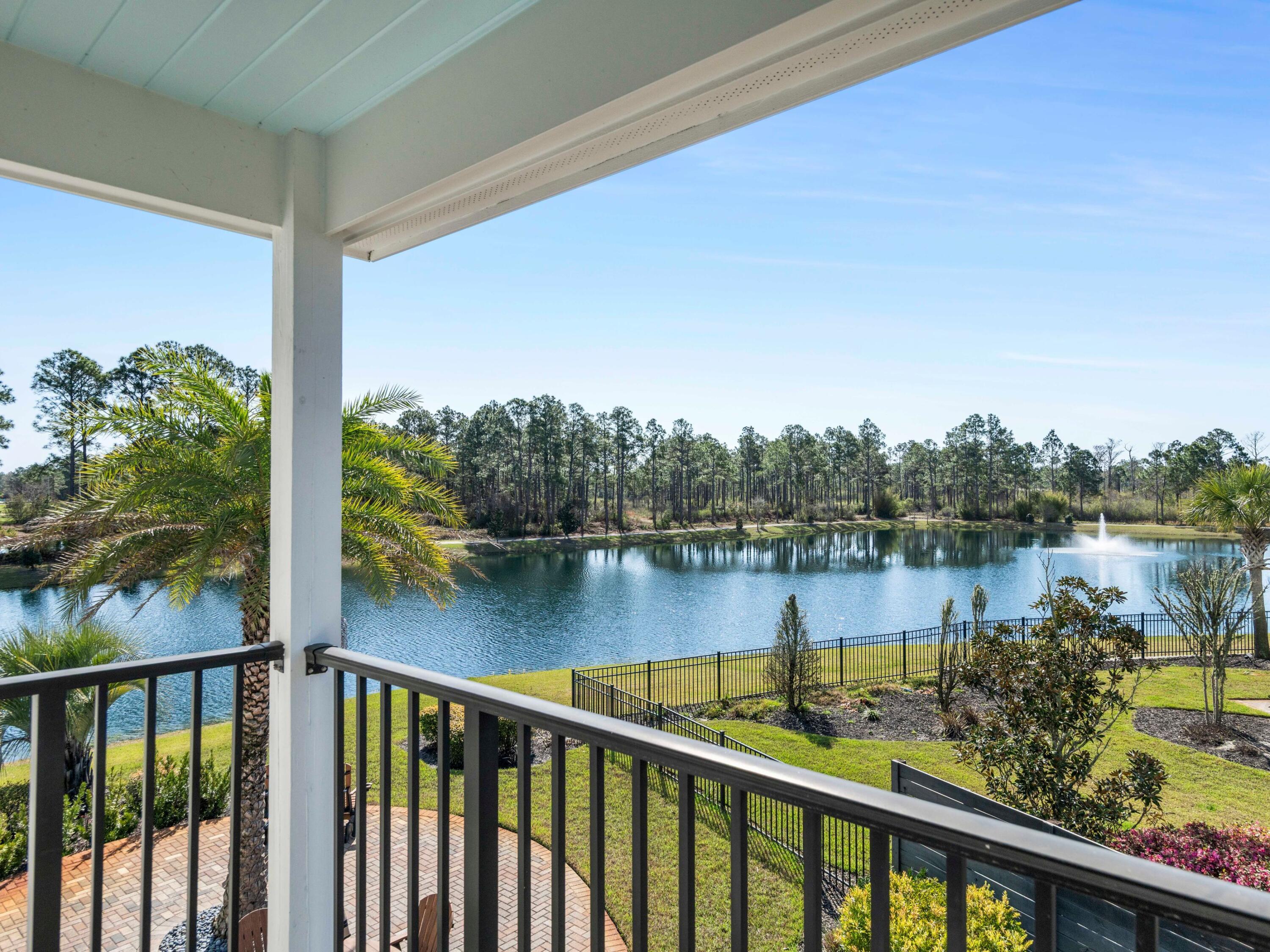 179 Lake Park Cove Santa Rosa Beach, FL 32459 - Photo 46 of 69 Second master balcony and views of lake