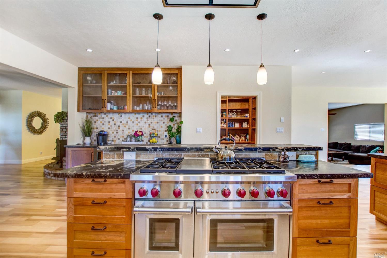 32000 Green Road Cloverdale, CA 95425 - Photo 1 of 1 a kitchen with stainless steel appliances granite countertop a stove and a sink