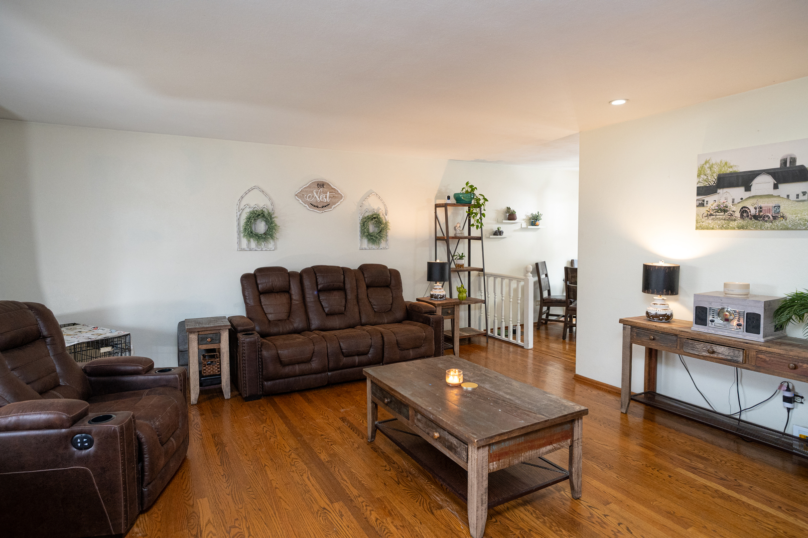 1403 West Beach Road Waukegan, IL 60087 - Photo 12 of 59 a living room with furniture and wooden floor