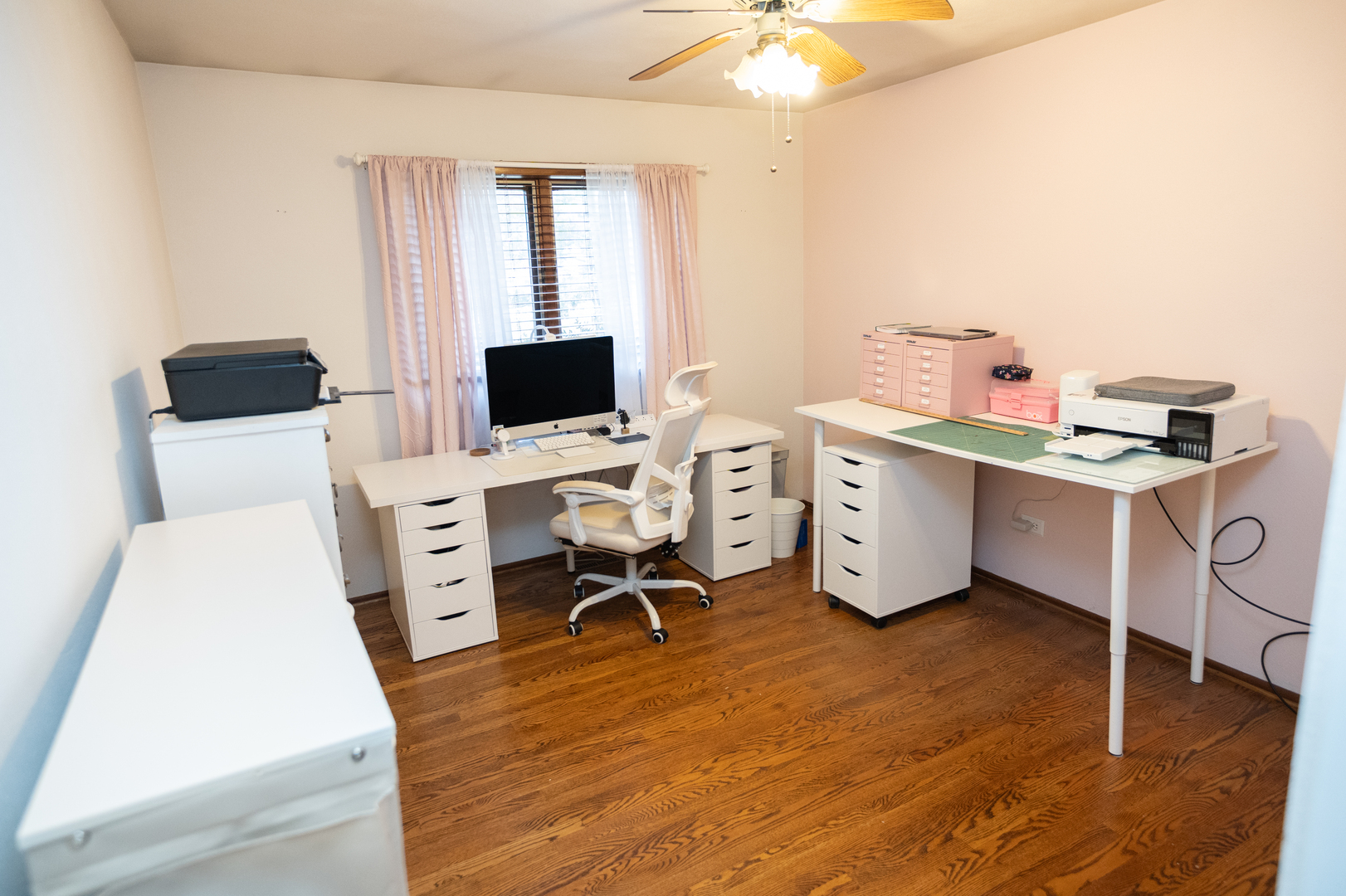 1403 West Beach Road Waukegan, IL 60087 - Photo 21 of 59 a view of a workspace with furniture and a window