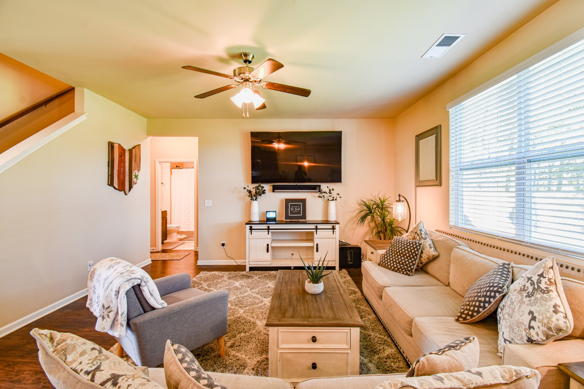 742 Prominence Road Columbia, TN 38401 - Photo 17 of 33 a living room with furniture and a flat screen tv