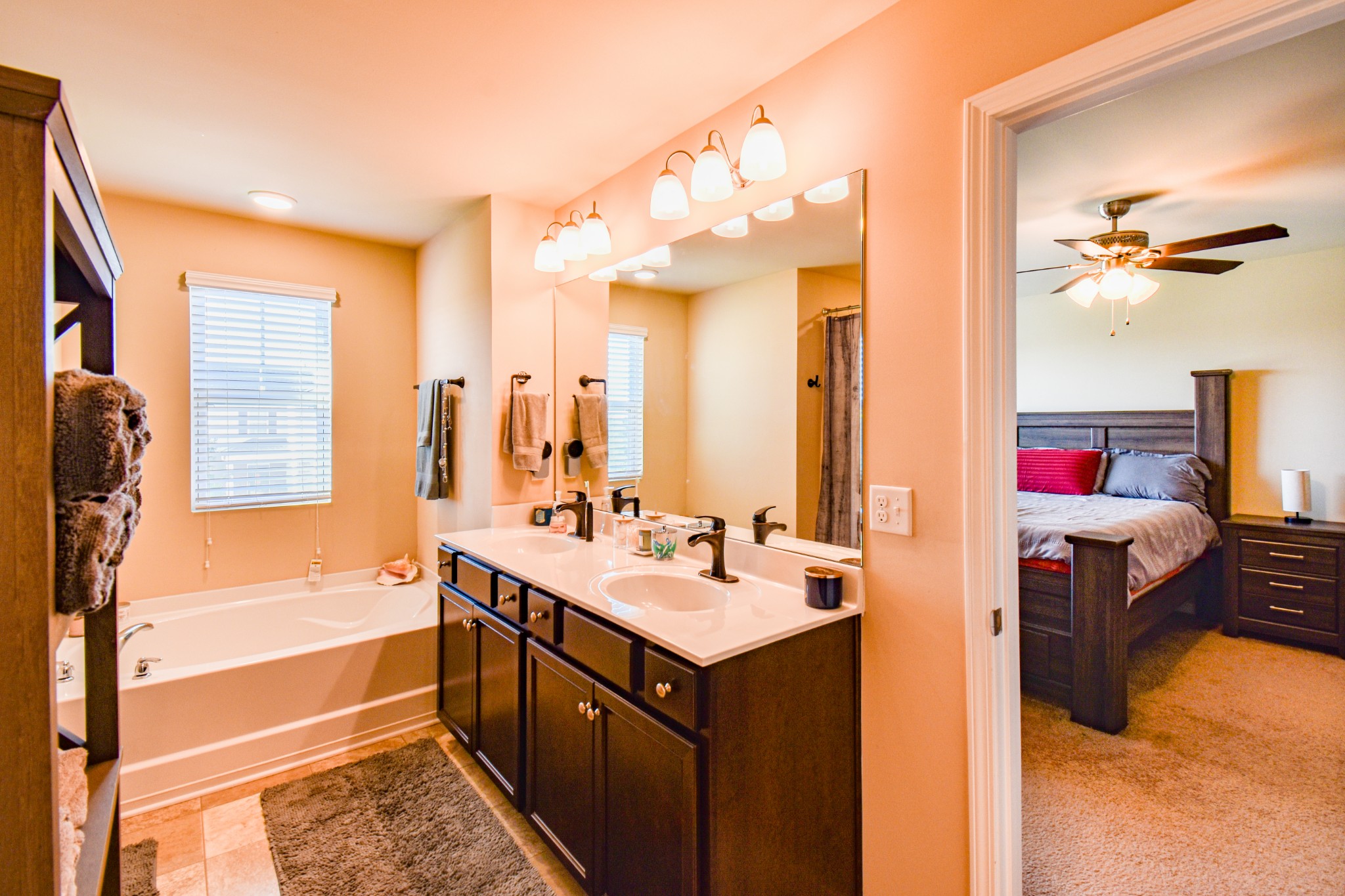 742 Prominence Road Columbia, TN 38401 - Photo 23 of 33 a bathroom with a tub sink and mirror