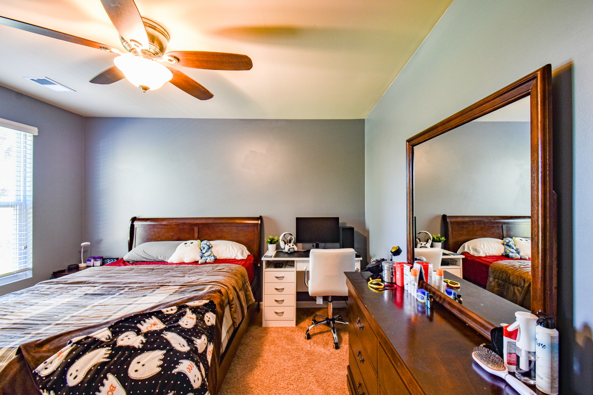 742 Prominence Road Columbia, TN 38401 - Photo 26 of 33 a bedroom with a bed and a flat tv screen on dresser