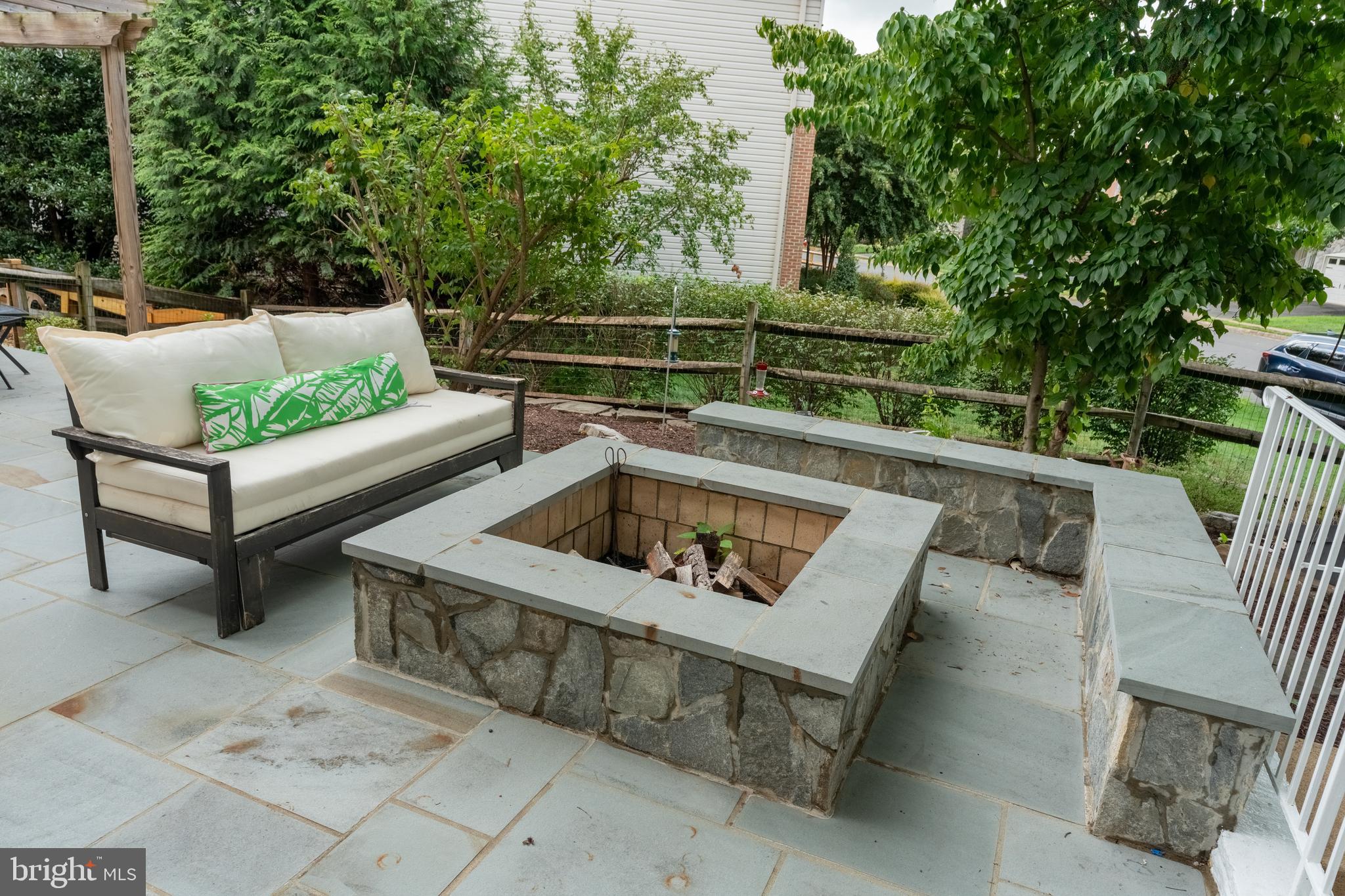 47543 Rippling Drive Sterling, VA 20165 - Photo 47 of 52 Flagstone Patio and Fire pit