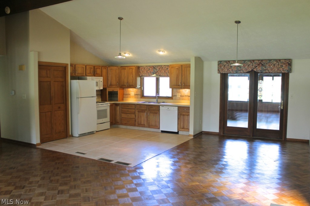 5738 Caranor Road Kent, OH 44240 - Photo 3 of 25 Recently de-walled & ceramic kitchen creates Open Concept into dining and living areas!
