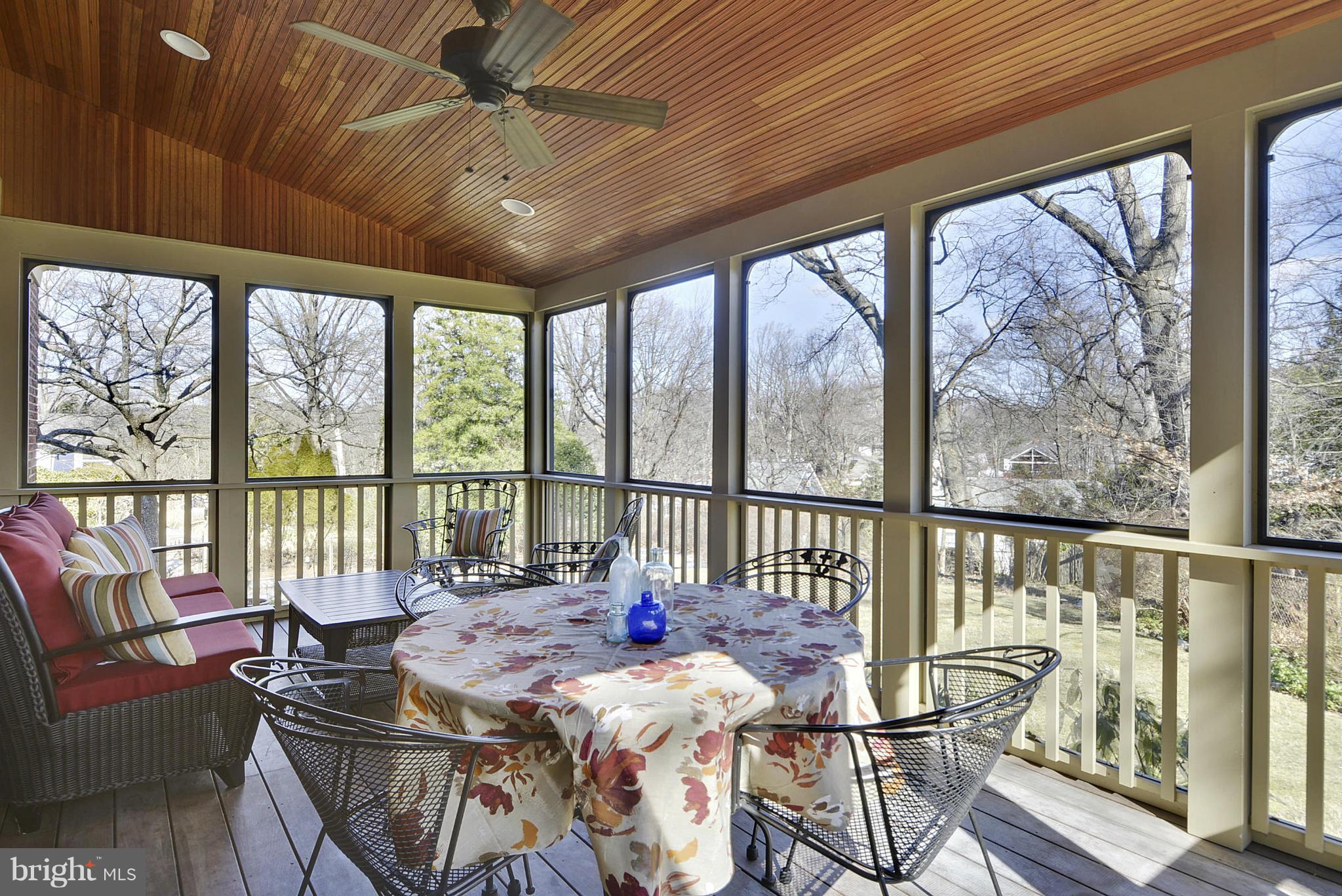10307 Ridgemoor Drive Silver Spring, MD 20901 - Photo 5 of 30 Gorgeous screened in porch overlooks backyard