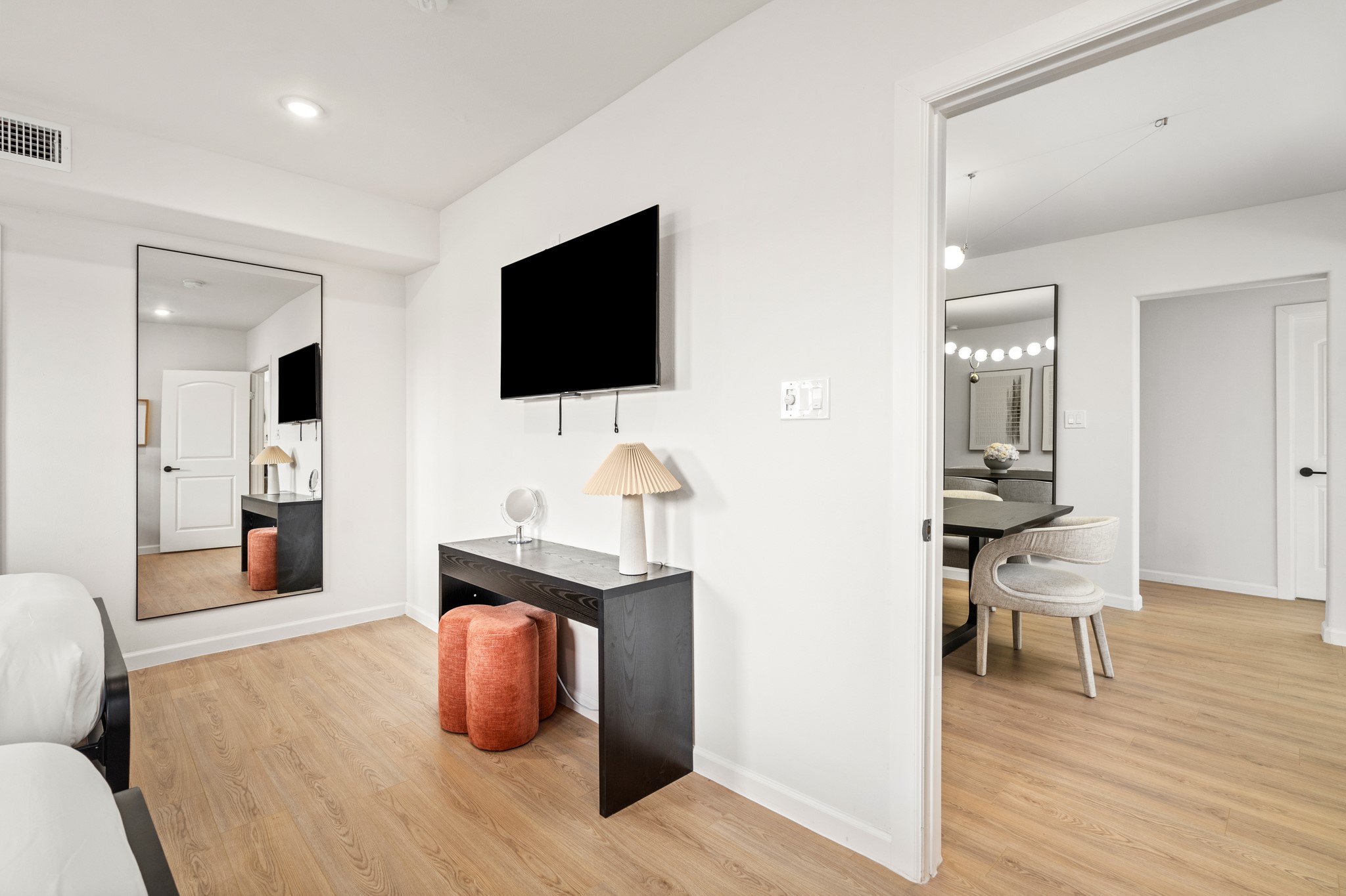 2413 Isabella Street Houston, TX 77004 - Photo 38 of 50 a living room with furniture and a flat screen tv