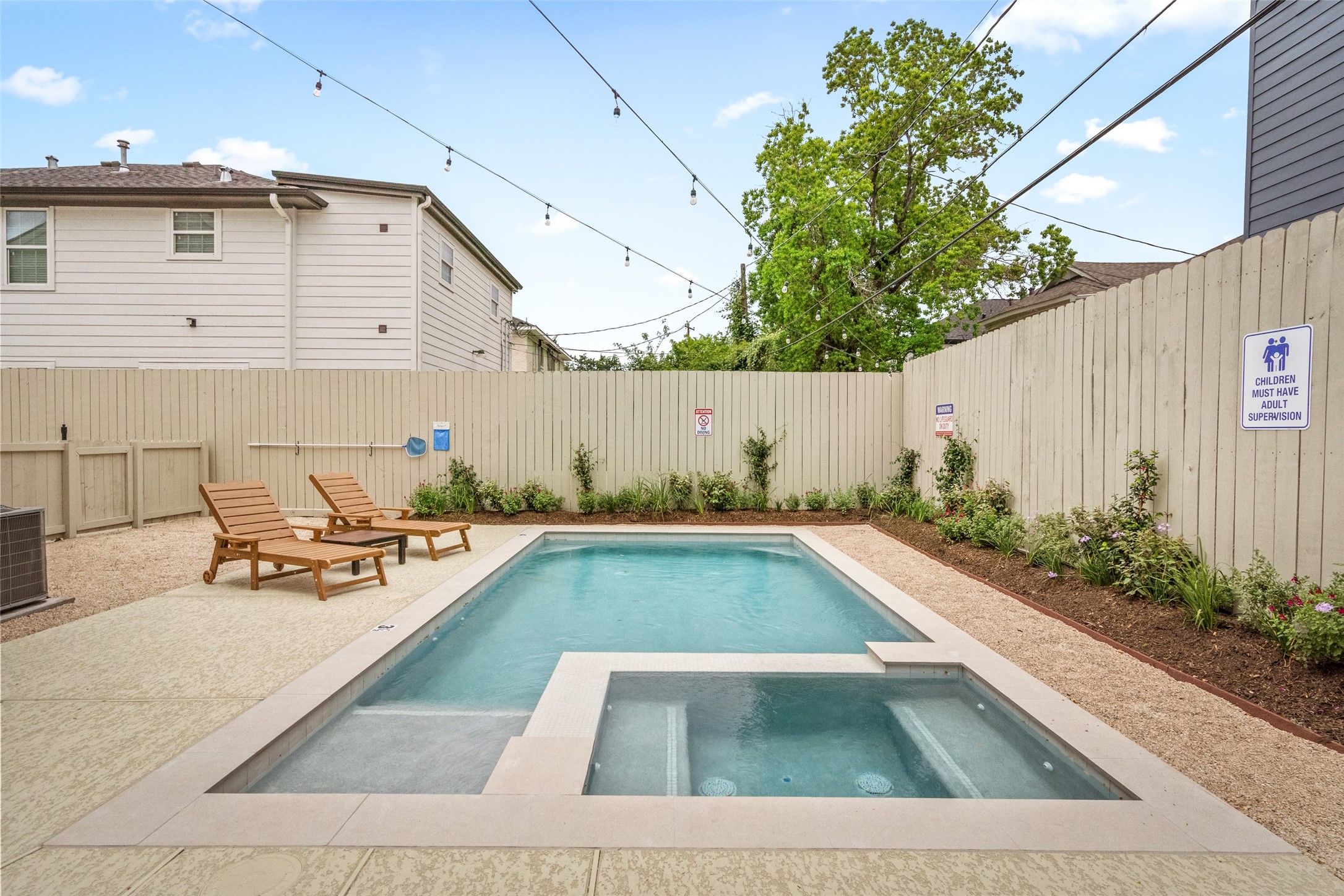 2413 Isabella Street Houston, TX 77004 - Photo 47 of 50 a view of swimming pool with outdoor seating