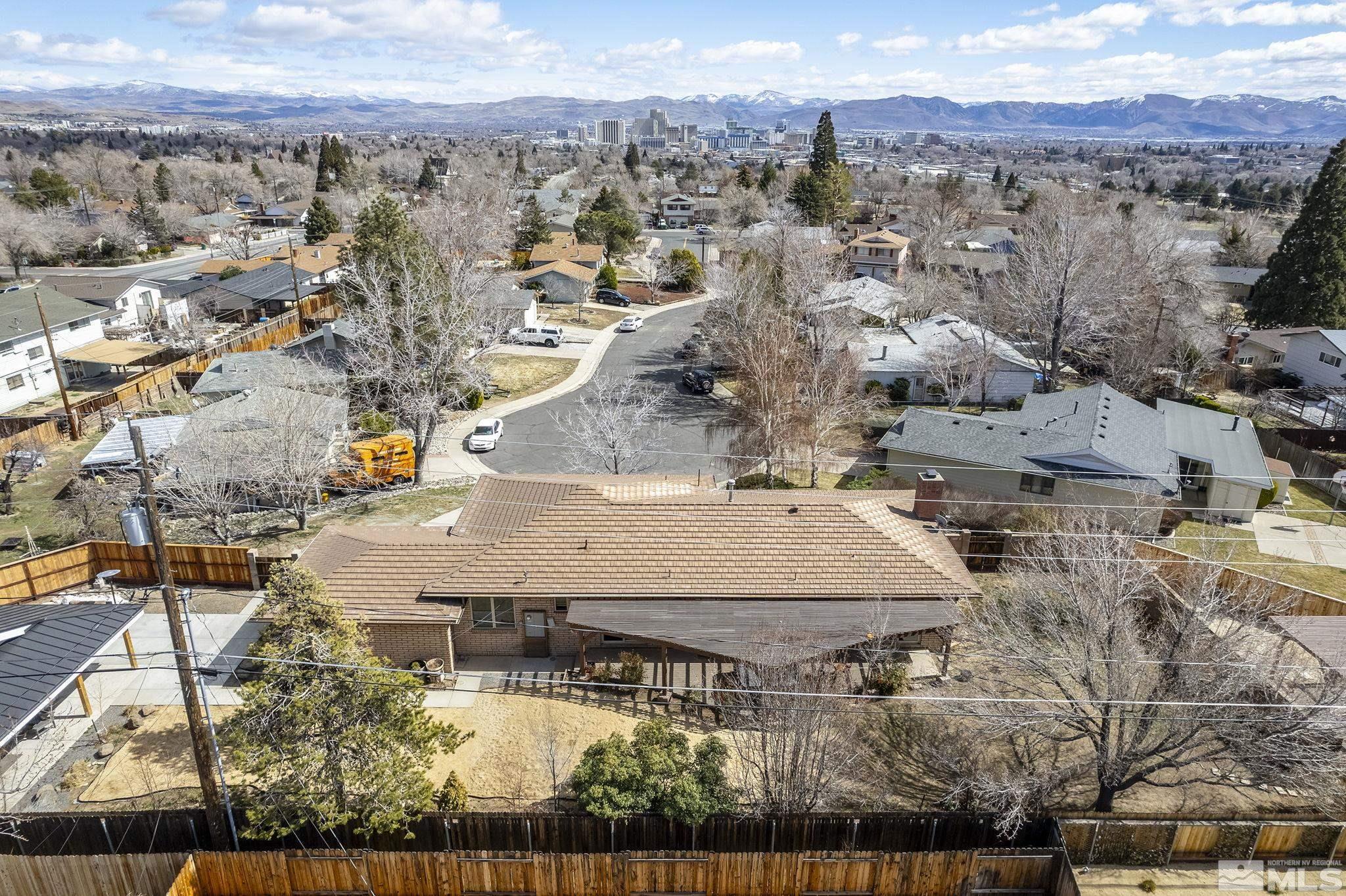 2690 Fair Circle Reno, NV 89503 - Photo 38 of 40 an aerial view of residential houses with outdoor space