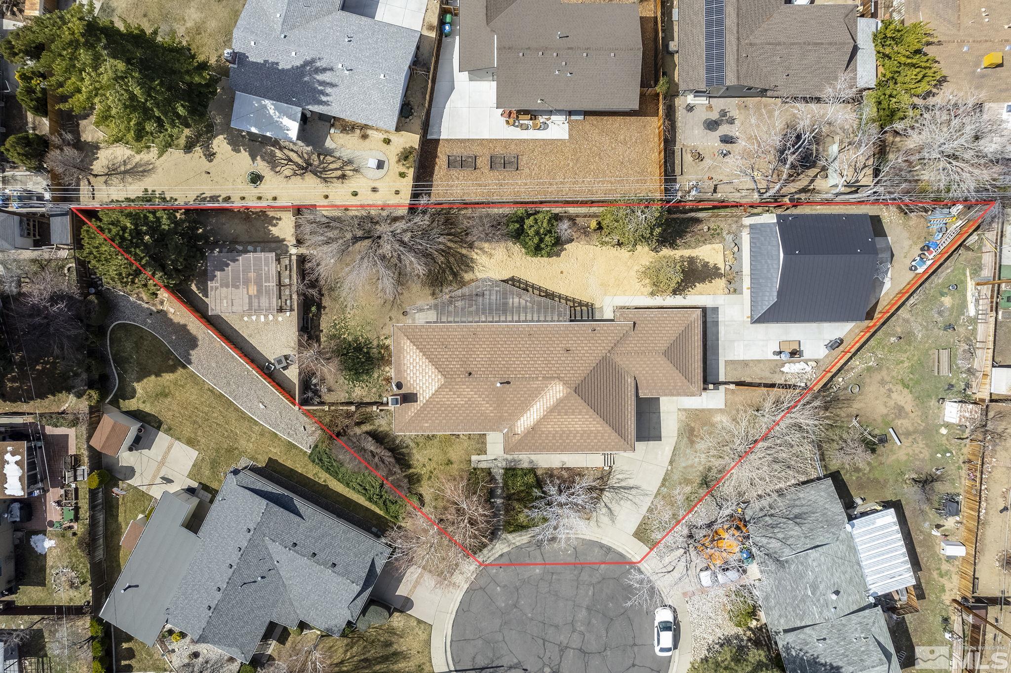 2690 Fair Circle Reno, NV 89503 - Photo 39 of 40 an aerial view of residential houses with outdoor space