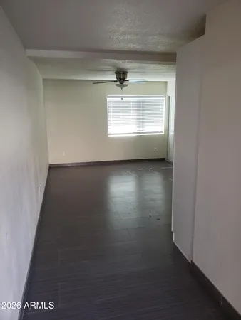 a view of a garage