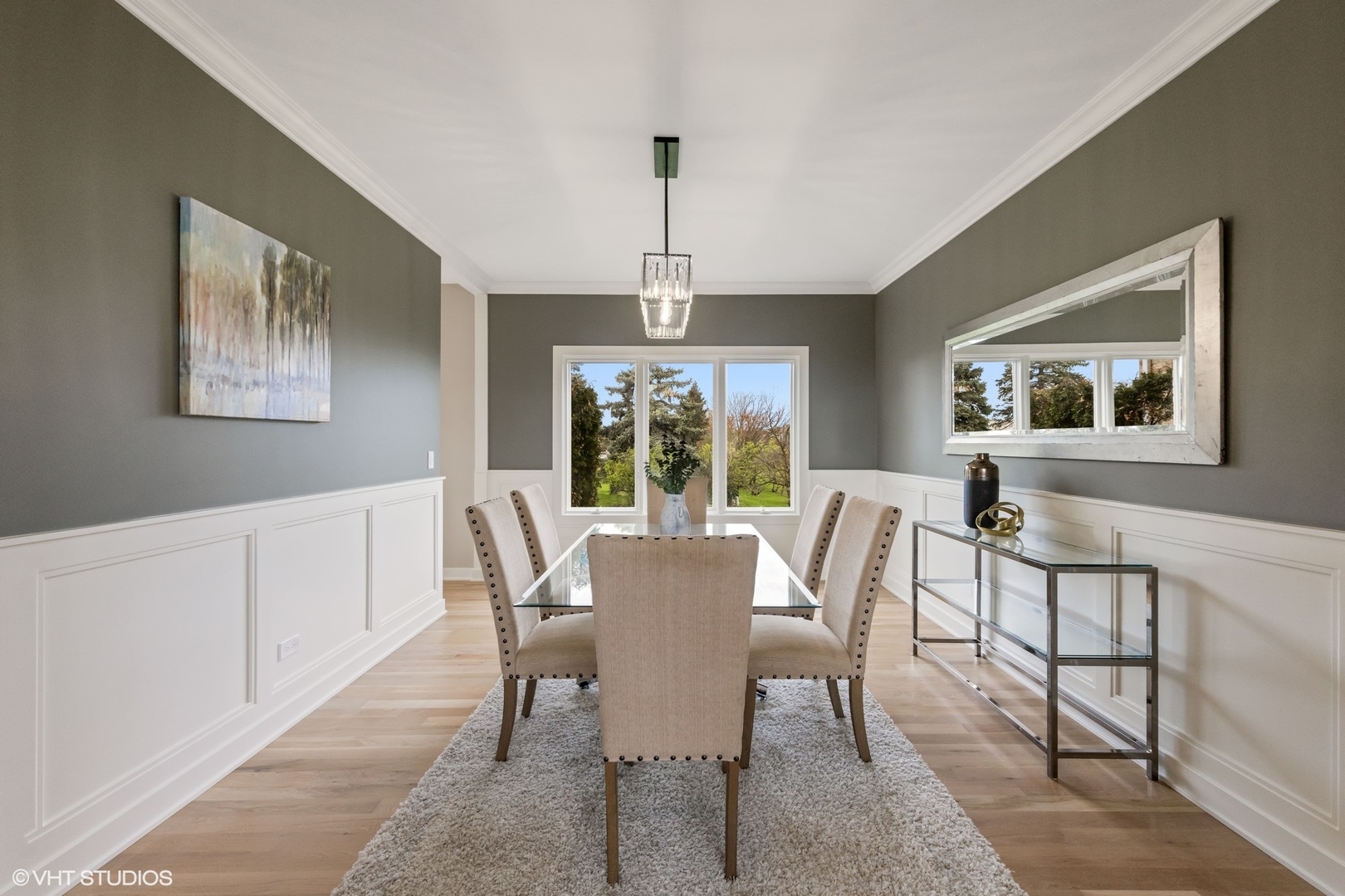6878 Fieldstone Drive Burr Ridge, IL 60527 - Photo 8 of 45 a view of a dining room with furniture window and outside view
