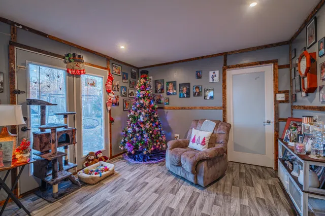 a room with storage and utility