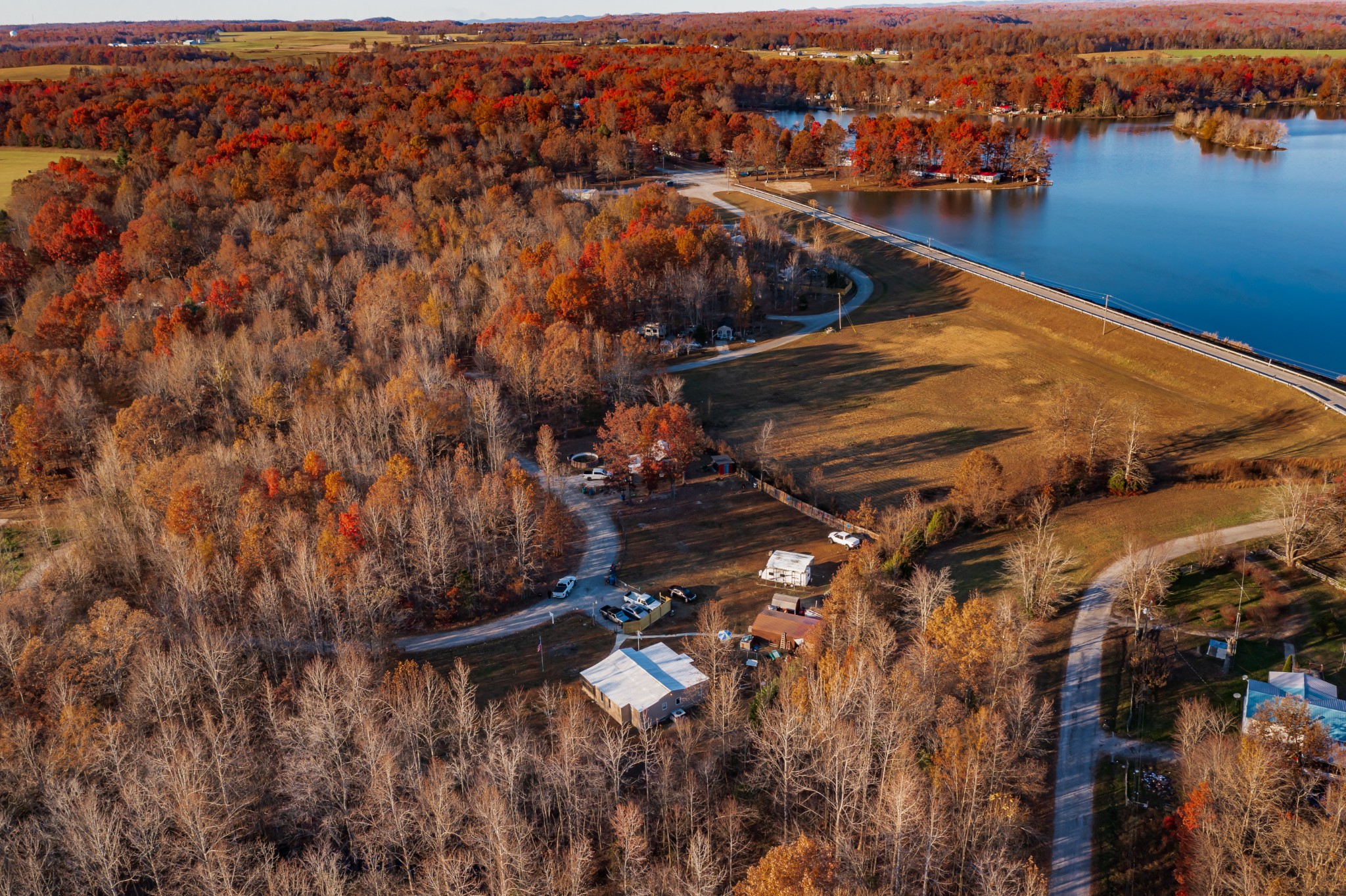 73 Spring Lake Circle Beechgrove, TN 37018 - Photo 38 of 43 a view of a backyard of a house