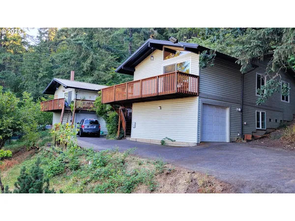 a view of a house with a patio