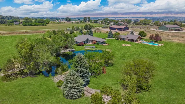 a view of an outdoor space and a yard