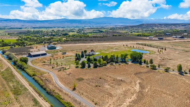 a view of a lake with a mountain