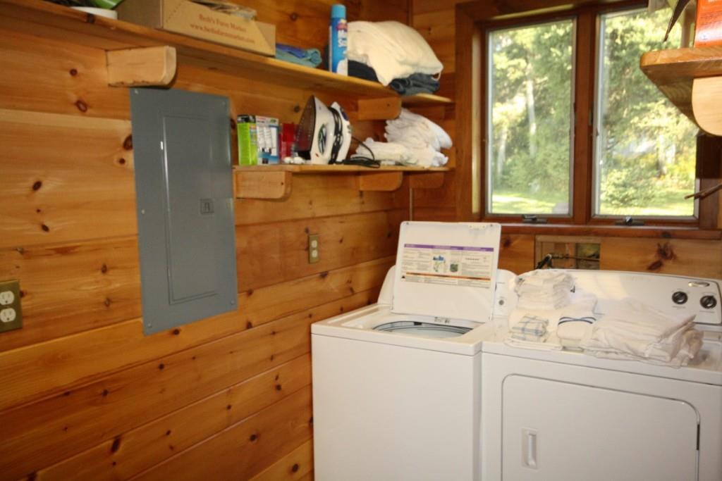 22 Spring Street East Boothbay, ME 04544 - Photo 25 of 27 The laundry room, with washer and dryer