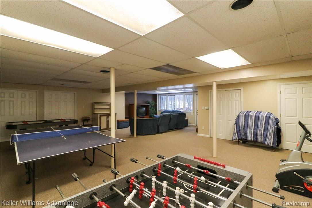 4679 Hegel Road Goodrich, MI 48438 - Photo 33 of 41 Large lower level features Rec-Room/family area, plus TONS of closet space!