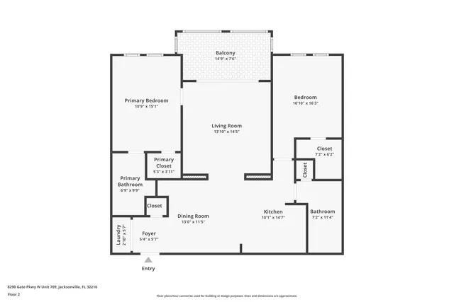 $205,000 | 8290 Gate Parkway, Unit 709, Jacksonville, FL 32216
