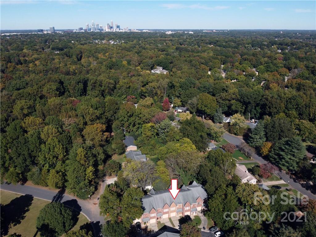 4617 Dabney Vigor Drive Charlotte, NC 28209 - Photo 22 of 23 an aerial view of a houses with a yard