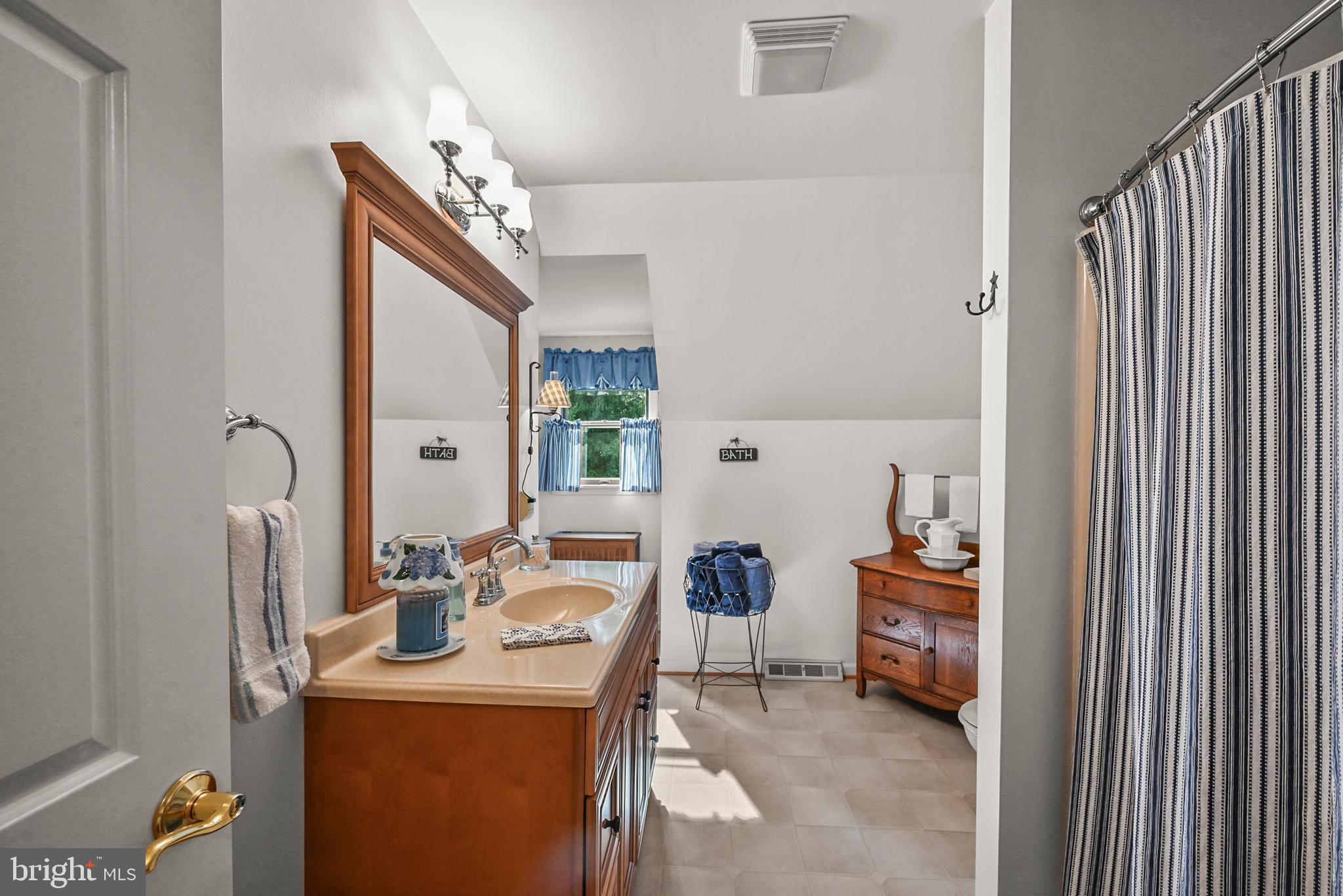 961 Beaver Creek Road Hanover, PA 17331 - Photo 42 of 52 a en suite bathroom with a sink a mirror and shower