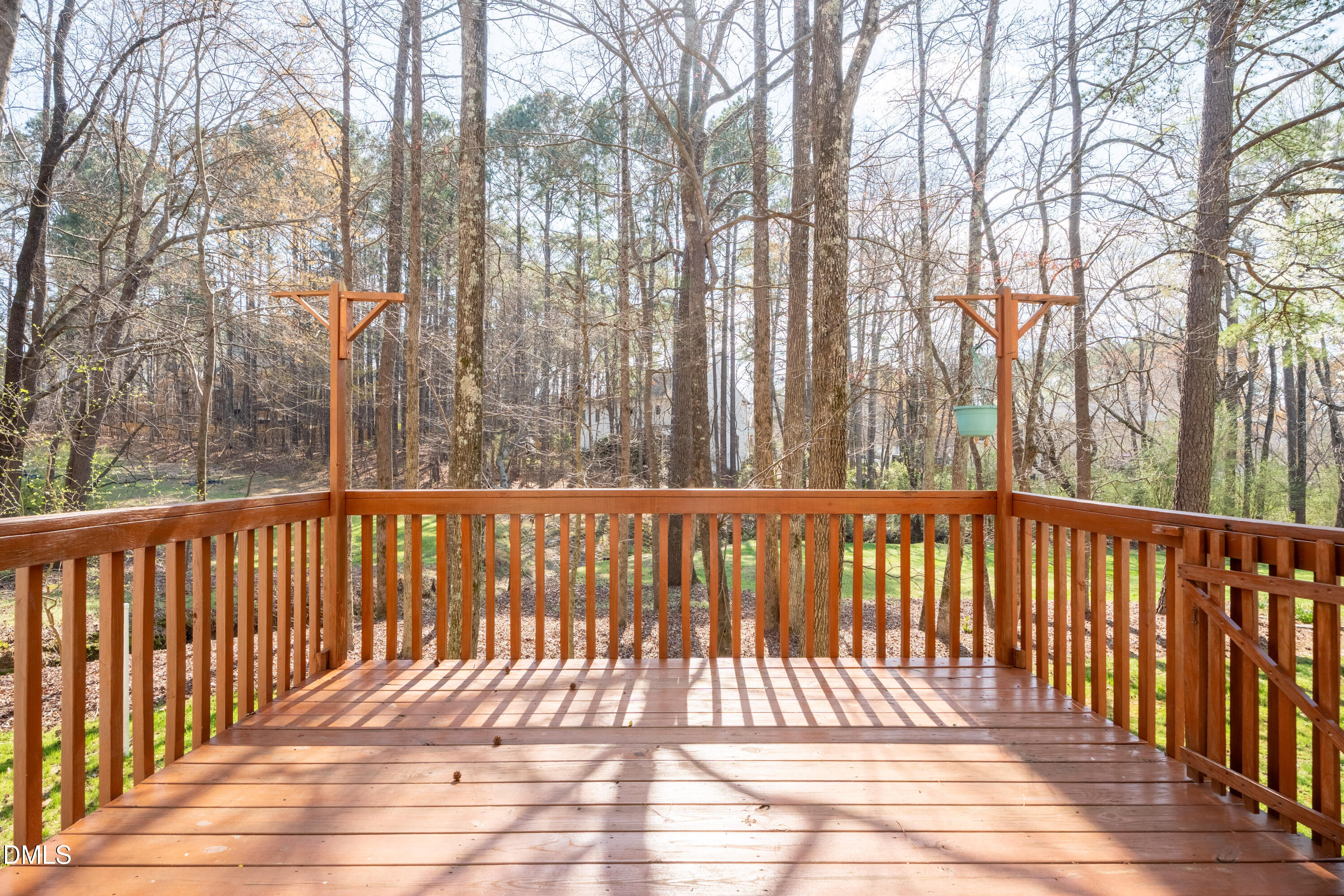 1305 Olde Walker Mill Road Apex, NC 27502 - Photo 33 of 41 a view of balcony with wooden floor and fence