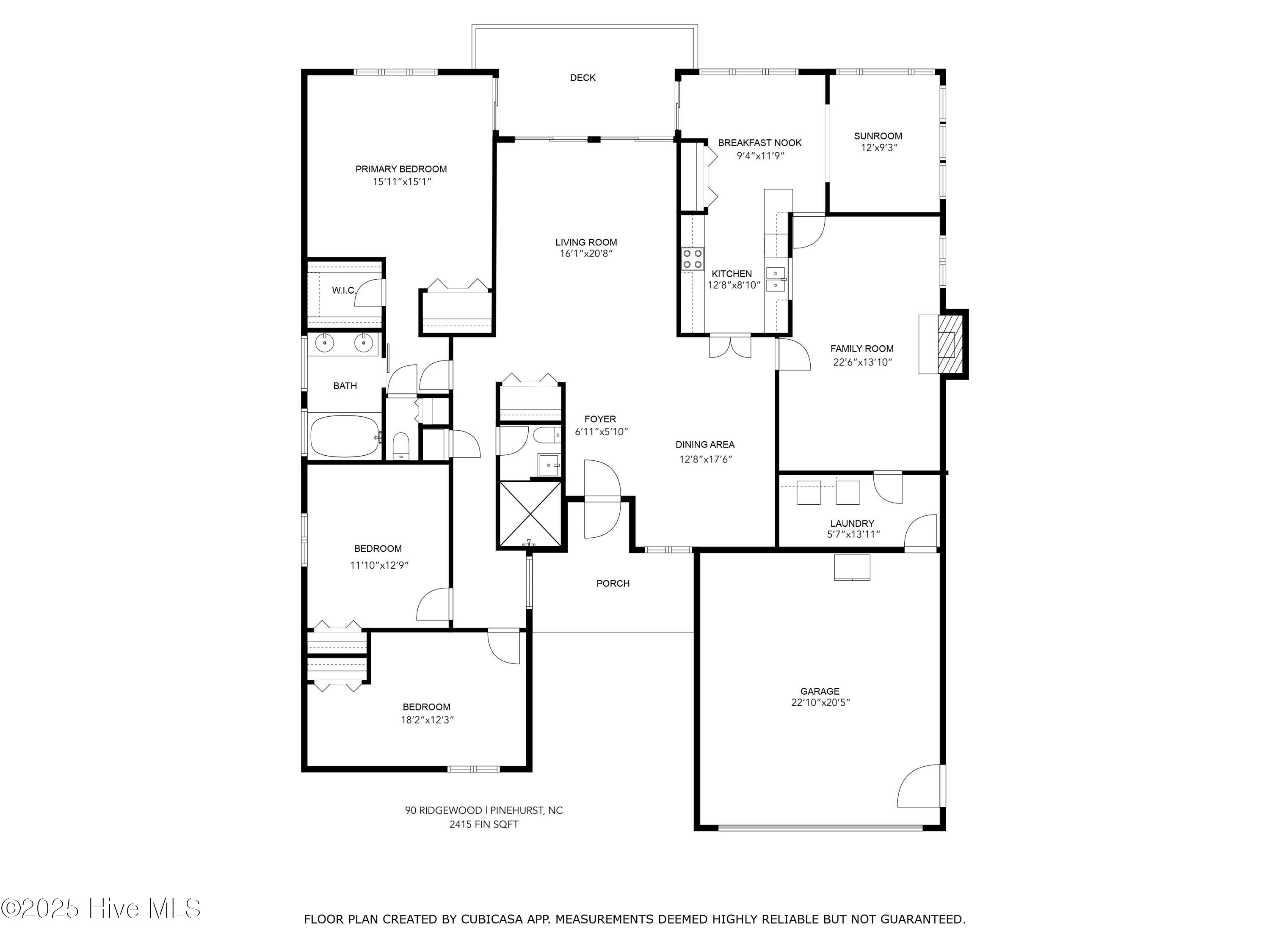 90 Ridgewood Road Pinehurst, NC 28374 - Photo 46 of 47 Measurements