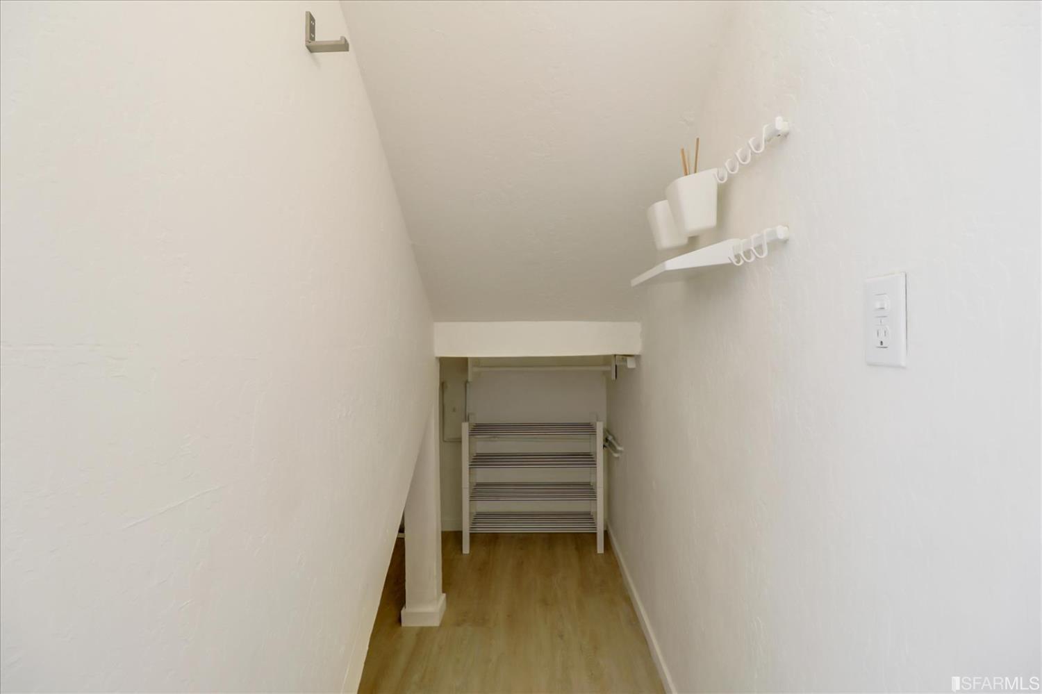 1397 Delaware Street Berkeley, CA 94702 - Photo 11 of 43 a view of an empty walk in closet