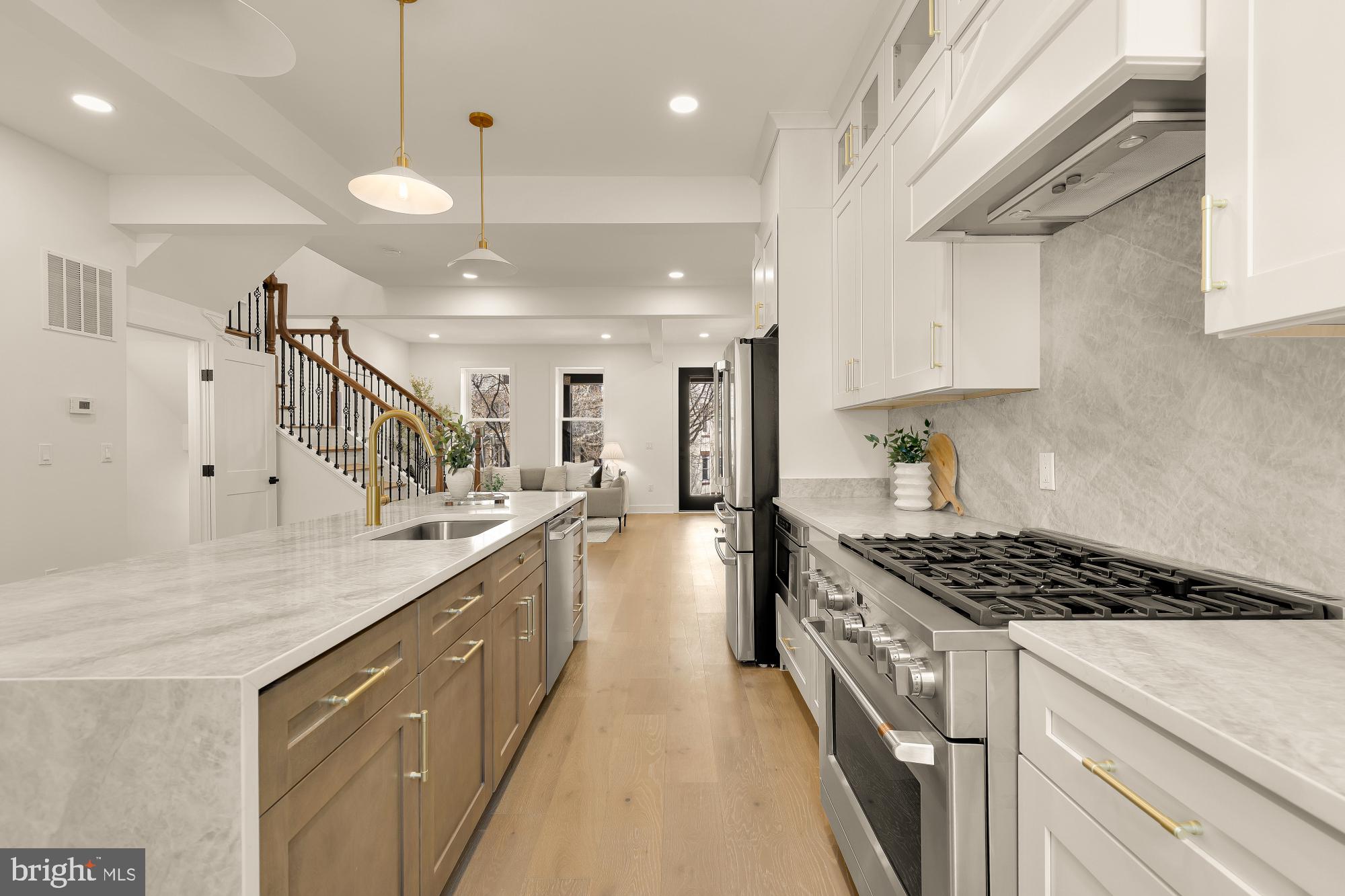 1710 2nd Street Northwest Washington, DC 20001 - Photo 11 of 37 Modern kitchen with elegant finishes.