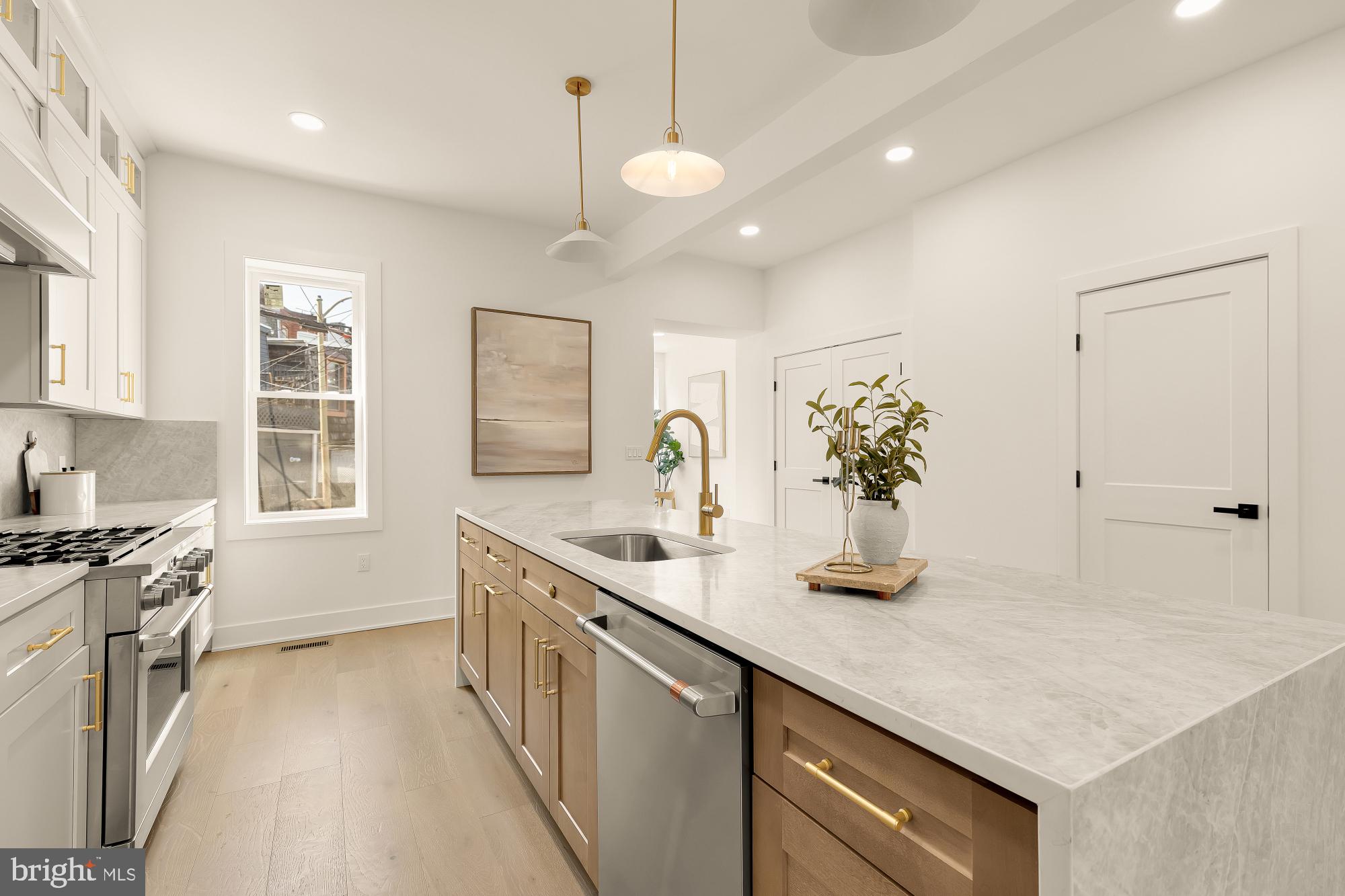 1710 2nd Street Northwest Washington, DC 20001 - Photo 12 of 37 Modern kitchen with elegant finishes.