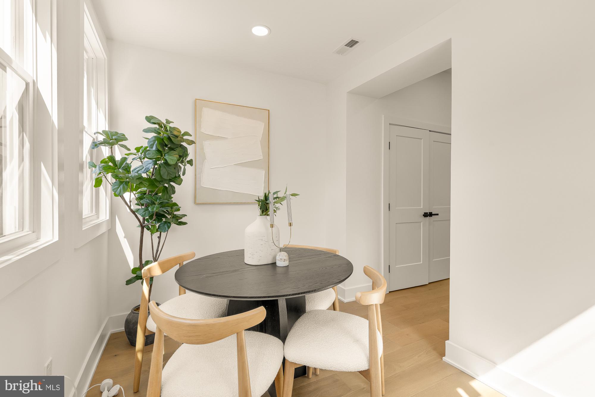 1710 2nd Street Northwest Washington, DC 20001 - Photo 14 of 37 Bright and airy dining nook retreat.