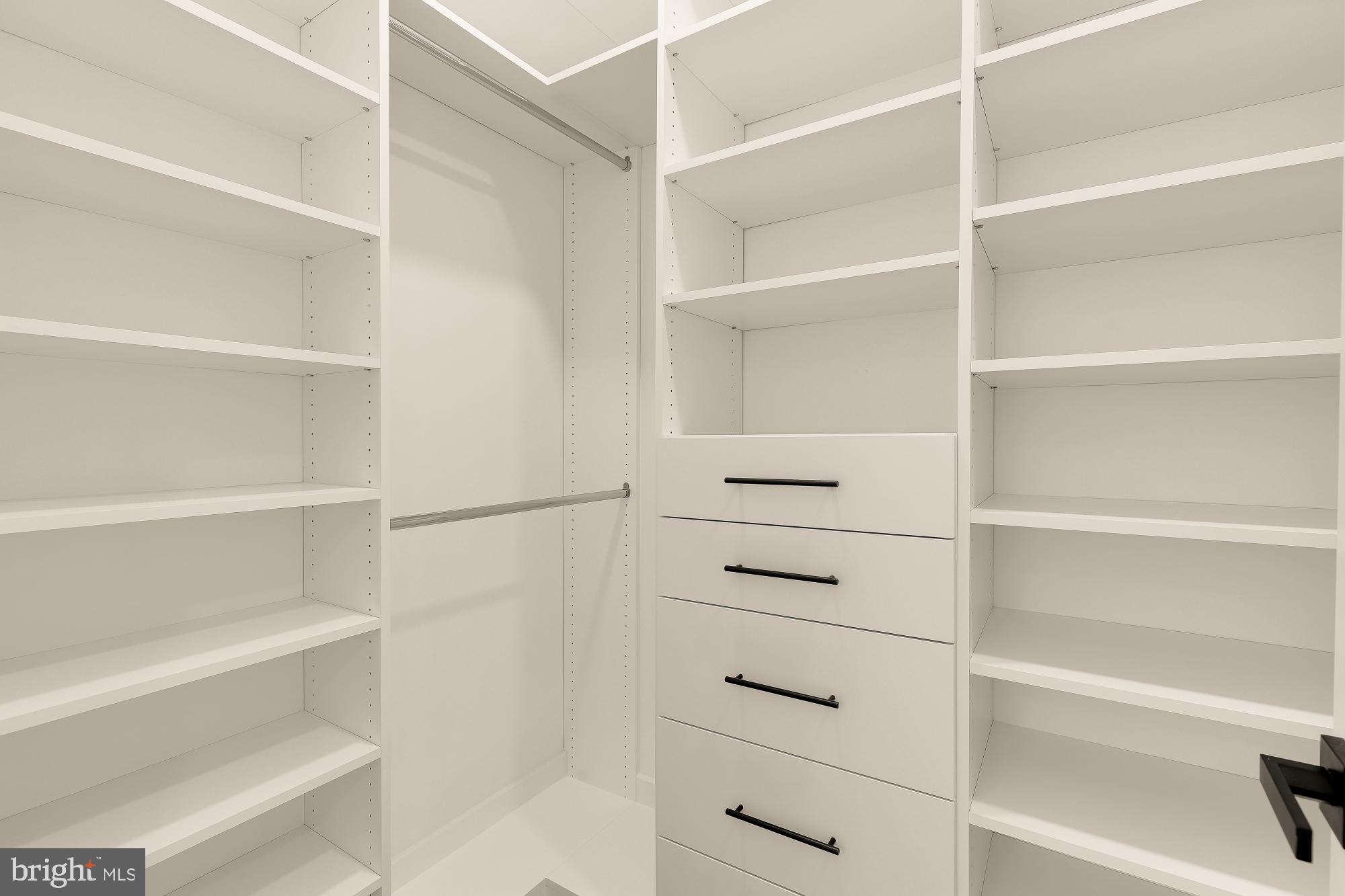 1710 2nd Street Northwest Washington, DC 20001 - Photo 20 of 37 Sleek, spacious closet for organized living.