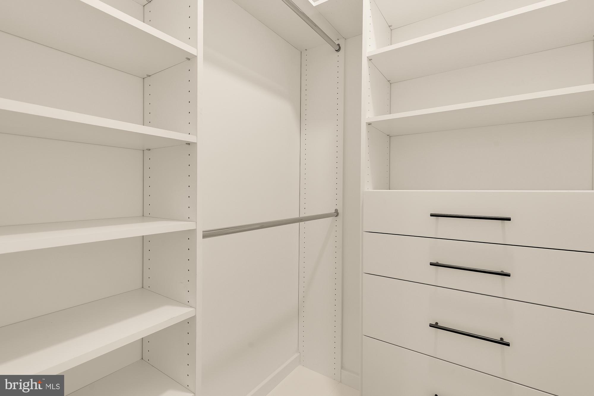 1710 2nd Street Northwest Washington, DC 20001 - Photo 21 of 37 Sleek, modern closet with ample storage.